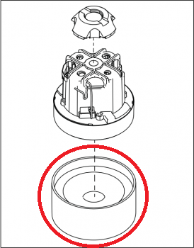 Motor Adapterring für KaVo Schubladenabsaugung